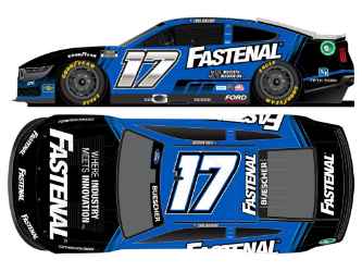 *CANCELLED* Chris Buescher 2024 Fastenal 1:24 Color Chrome Nascar Diecast - FOIL NUMBER DIECAST Chris Buescher, Nascar Diecast, 2024 Nascar Diecast, 1:24 Scale Diecast