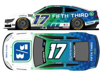 *CANCELLED* Chris Buescher 2024 Fifth Third Bank 1:64 Nascar Diecast - FOIL NUMBER DIECAST Chris Buescher, Nascar Diecast, 2024 Nascar Diecast, 1:64 Scale Diecast