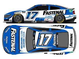 *CANCELLED* Chris Buescher 2025 Fastenal 1:24 Color Chrome Nascar Diecast - FOIL NUMBER DIECAST Chris Buescher, Nascar Diecast, 2025 Nascar Diecast, 1:24 Scale Diecast