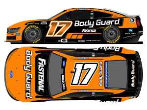 *Preorder* Chris Buescher 2026 Body Guard 1:24 Color Chrome Nascar Diecast - FOIL NUMBER DIECAST Chris Buescher, Nascar Diecast, 2026 Nascar Diecast, 1:24 Scale Diecast
