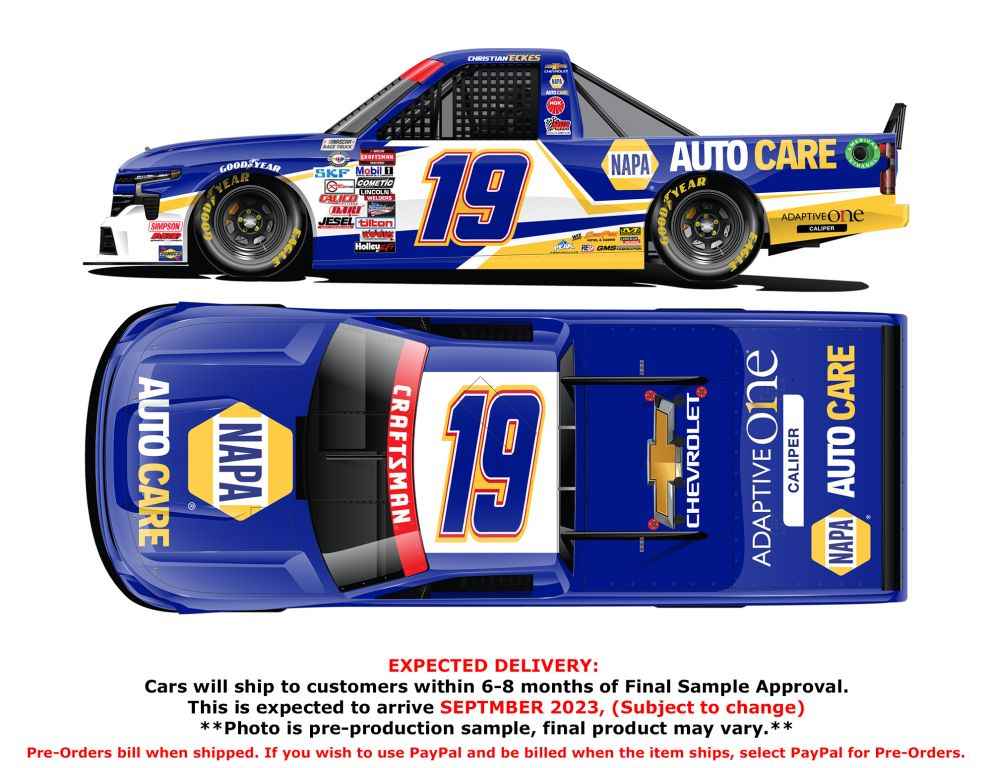 Christan Eckes 2023 NAPA 1:24 Nascar Diecast