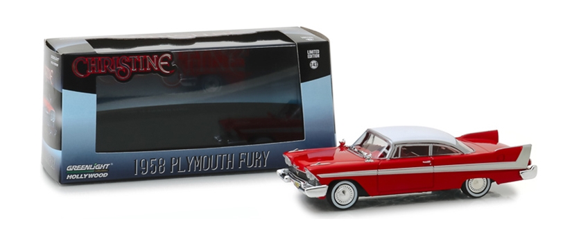 GREENLIGHT CHRISTINE 1958 PLYMOUTH FURY CHASE MODEL 1/43 