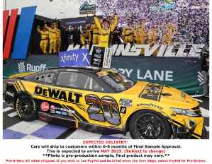 *CANCELLED* Christopher Bell 2022 DeWalt Martinsville 10/30 Playoff Race Win / JGR 200th Win 1:64 Nascar Diecast - FOIL NUMBER CAR (DRIVER NAME), Nascar Diecast, 2022 Nascar Diecast, 1:64 Scale Diecast,