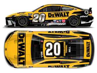 *CANCELLED* Christopher Bell Autographed 2024 Dewalt 1:24 Nascar Diecast - FOIL NUMBER DIECAST Christopher Bell , Nascar Diecast, 2024 Nascar Diecast, 1:24 Scale Diecast, Autographed