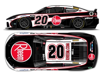 *Preorder* Christopher Bell 2024 Rheem 1:24 Color Chrome Nascar Diecast Christopher Bell, Nascar Diecast, 2024 Nascar Diecast, 1:24 Scale Diecast