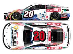 *Preorder* Christopher Bell 2026 Craftsman Racing For A Miracle 1:24 Color Chrome Nascar Diecast Christopher Bell, Nascar Diecast, 2026 Nascar Diecast, 1:24 Scale Diecast