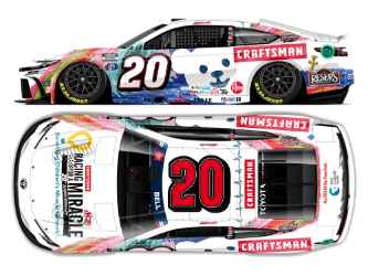 *Preorder* Christopher Bell 2026 Craftsman Racing For A Miracle 1:24 Flash Coat Silver Nascar Diecast Christopher Bell, Nascar Diecast, 2026 Nascar Diecast, 1:24 Scale Diecast