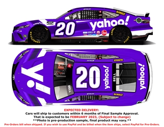 *Preorder* Christopher Bell Autographed 2022 Yahoo! 1:24 Nascar Diecast Christopher Bell, Nascar Diecast, 2022 Nascar Diecast, 1:24 Scale Diecast