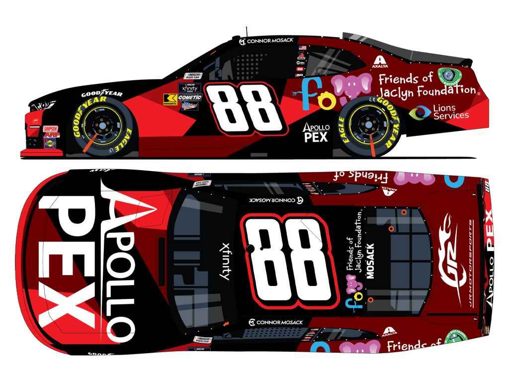 *DNP* Connor Mosack 2024 Apollo Pex 1:24 Nascar Diecast - Xfinity Series