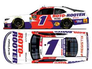*Preorder* Connor Zilisch 2026 Rotor-Rooter 1:24 Color Chrome O'Reilly Auto Parts Series Connor Zilisch, Nascar Diecast, 2026 Nascar Diecast, 1:24 Scale Diecast
