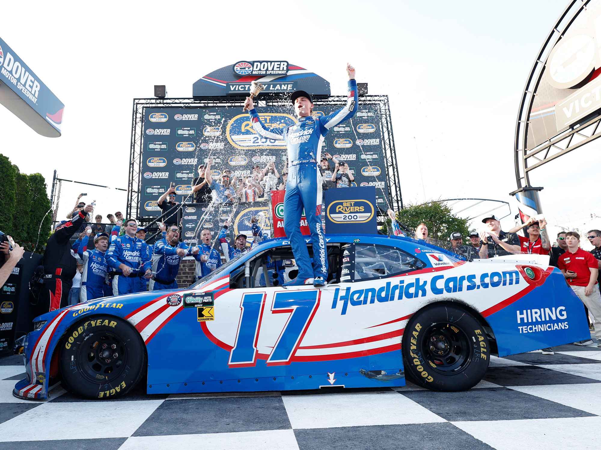Corey Day 2026 Hendrickcars.com Dover 5/16/26 Race Win 1:64 Nascar