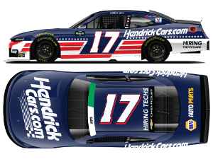 *Preorder* Corey Day 2026 Hendrickcars.com Patriotic 1:24 Nascar Diecast - O'Reilly Auto Parts Series Corey Day, Nascar Diecast, 2026 Nascar Diecast, 1:24 Scale Diecast