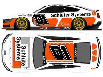 *CANCELLED* Corey Lajoie 2025 Schluter-Systems White 1:24 Nascar Diecast Corey Lajoe, Nascar Diecast, 2025 Nascar Diecast, 1:24 Scale Diecast