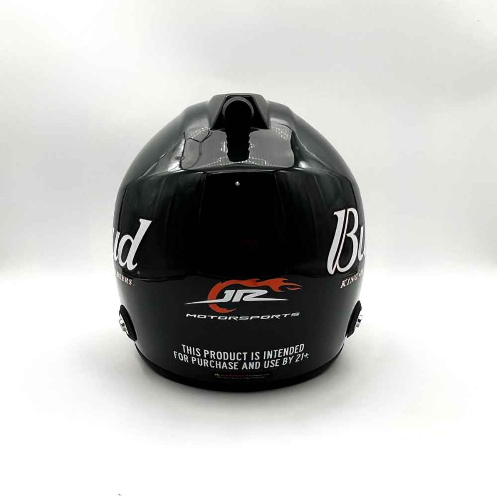 budweiser motorcycle helmet for sale 1979 Johnny Rutherford Signed Race Used IndyCar Dale Earnhardt Jr 2024 Budweiser