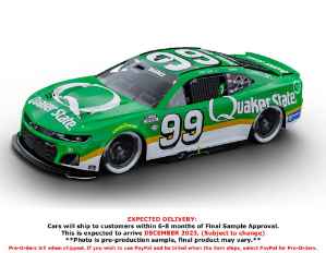 *CANCELLED* Daniel Suarez 2023 Quaker State Darlington Throwback 1:64 Nascar Diecast Daniel Suarez, Nascar Diecast, 2023 Nascar Diecast, 1:64 Scale Diecast,