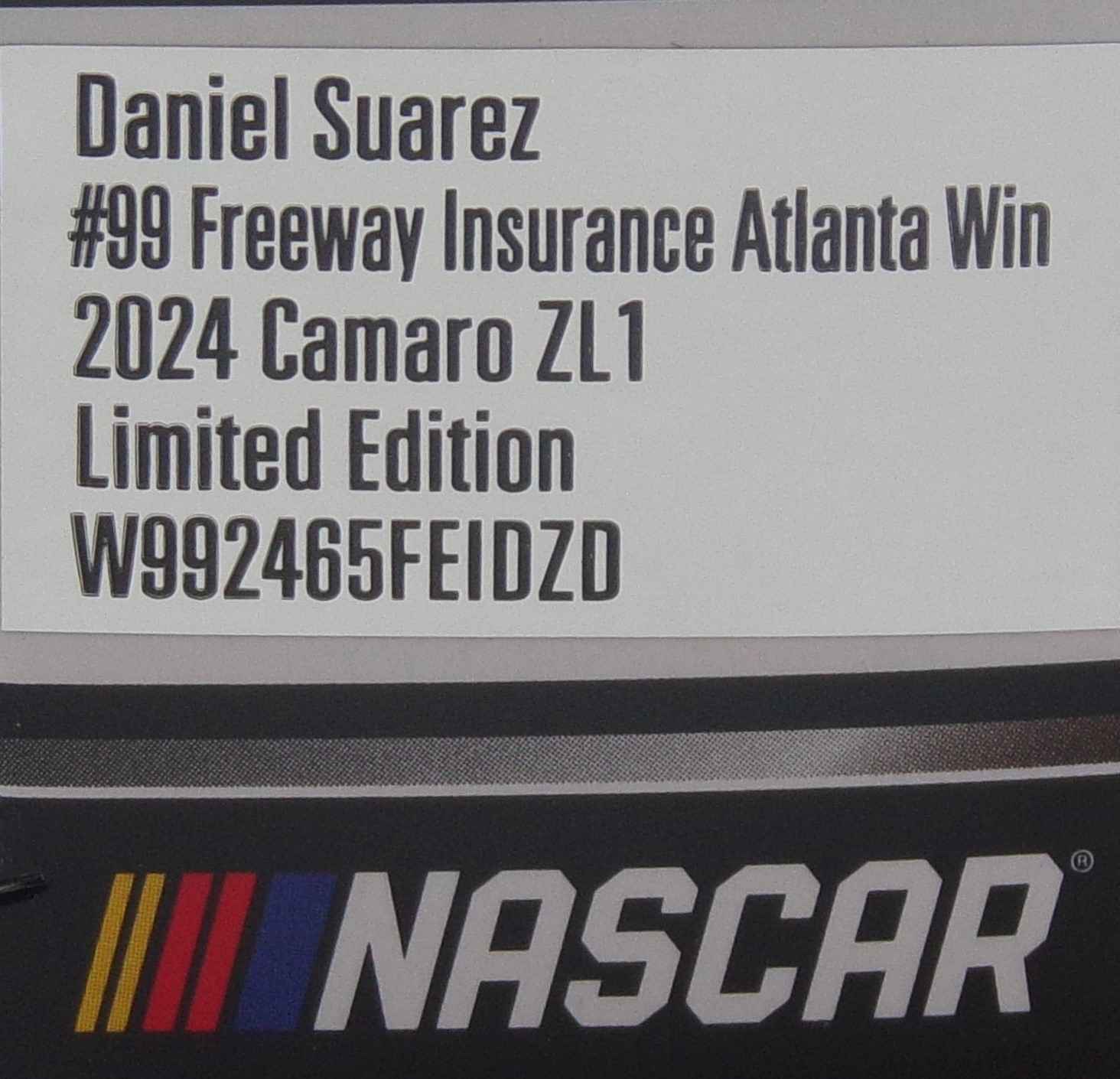 Lionel Racing - Daniel Suarez 2024 Freeway Insurance Atlanta 2/25