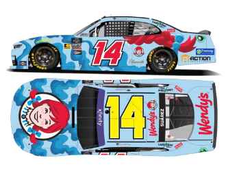 *CANCELLED* Daniel Suarez 2024 Wendys 1:24 Nascar Diecast - Xfinity Series  Daniel Suarez , Nascar Diecast, 2024 Nascar Diecast, 1:24 Scale Diecast