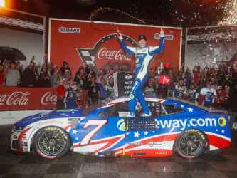 *Preorder* Daniel Suarez 2026 Patriotic Coke 600 5/24/26 Freeway Insurance Race Win 1:24 Elite Nascar Diecast Daniel Suarez, Nascar Diecast, 2026 Nascar Diecast, 1:24 Scale Diecast, pre order diecast, Elite