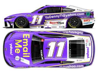 *Preorder* Denny Hamlin 2026 Yahoo! Email Me 1:24 Liquid Color Nascar Diecast Denny Hamlin, Nascar Diecast, 2026 Nascar Diecast, 1:24 Scale Diecast