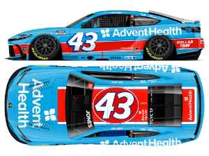 *Preorder* Erik Jones 2026 Adventhealth Throwback 1:24 Color Chrome Nascar Diecast Erik Jones, Nascar Diecast, 2026 Nascar Diecast, 1:24 Scale Diecast