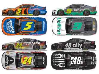 *CANCELLED* Hendrick Motorsports 2025 Darlington Throwback 4 Pack 1:64 Nascar Diecast Kyle Larson, Chase Elliott, Alex Bowman, William Byron, Nascar Diecast, 2024 Nascar Diecast, 1:64 Scale Diecast,