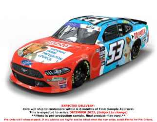 *CANCELLED* Joey Gase 2023 National Crime Prevention Council 1:24 Nascar Diecast Joey Gase, Nascar Diecast, 2023 Nascar Diecast, 1:24 Scale Diecast
