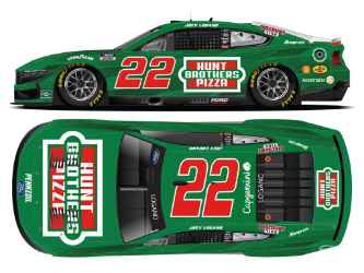 *CANCELLED* Joey Logano 2025 Hunt Brothers Pizza 1:24 Color Chrome Nascar Diecast Joey Logano, Nascar Diecast, 2025 Nascar Diecast, 1:24 Scale Diecast