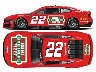 *CANCELLED* Joey Logano 2025 Hunt Brothers Pizza Red 1:24 Color Chrome Nascar Diecast Joey Logano, Nascar Diecast, 2025 Nascar Diecast, 1:24 Scale Diecast