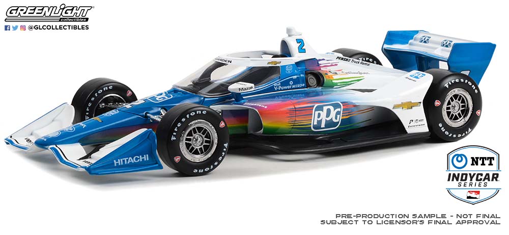 *Preorder* Josef Newgarden #2 2023 PPG / Team Penske - NTT IndyCar Series 1:18 Scale IndyCar Diecast (Road Course Configuration) Josef Newgarden, 2023,1:18, diecast, greenlight, indy