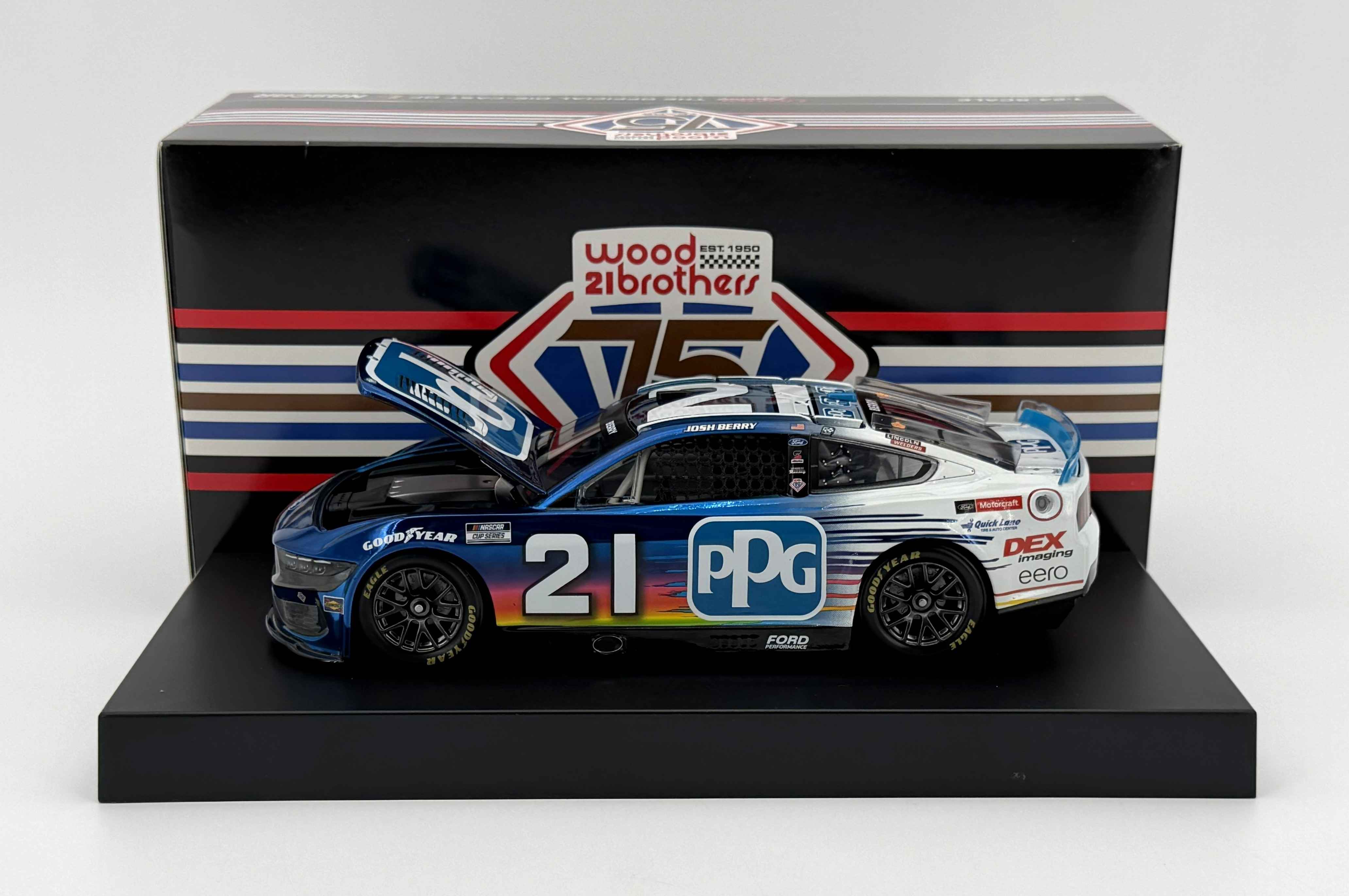 Josh Berry 2025 PPG 1:24 Color Chrome Nascar Diecast