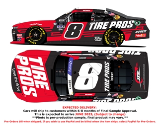 *Preorder* Josh Berry Autographed 2023 Tire Pros 1:24 Nascar Diecast Josh Berry, Nascar Diecast, 2023 Nascar Diecast, 1:24 Scale Diecast