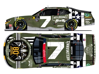 *Preorder* Justin Allgaier Autographed 2024 Hellmanns RCPT Salutes 1:24 Nascar Diecast - Xfinity Series Justin Allgaier, Nascar Diecast, 2024 Nascar Diecast, 1:24 Scale Diecast, Autographed