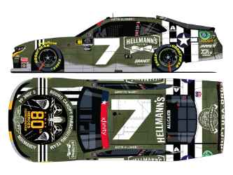 *CANCELLED* Justin Allgaier 2024 Hellmanns RCPT Salutes 1:24 Color Chrome Nascar Diecast - Xfinity Series Justin Allgaier, Nascar Diecast, 2024 Nascar Diecast, 1:24 Scale Diecast