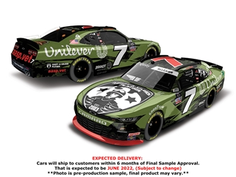 *Preorder* Justin Allgaier Autographed 2022 Unilever Military 1:24 Justin Allgaier, Nascar Diecast, 2021 Nascar Diecast, 1:24 Scale Diecast