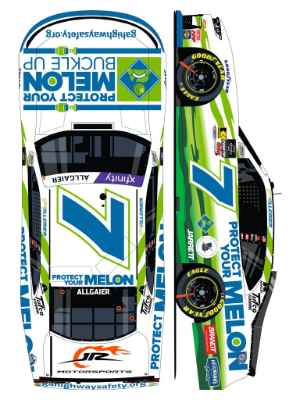 *CANCELLED* Justin Allgaier Autographed 2025 Protect Your Melon 1:24 Nascar Diecast - Xfinity Series Justin Allgaier, Nascar Diecast, 2025 Nascar Diecast, 1:24 Scale Diecast, Autographed