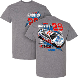 *Preorder* Kevin Harvick 2023 #29 Busch Light 4Ever Harvick 2-Spot Heather Grey Tee Kevin Harvick, apparel, Stewart-Haas Racing