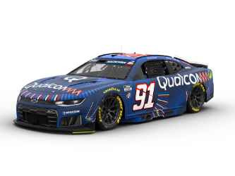 *Preorder* Kevin Magnussen 2026 91 Qualcomm 1:24 Raw Nascar Diecast Kevin Magnussen, Nascar Diecast, 2026 Nascar Diecast, 1:24 Scale Diecast