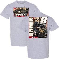 *Preorder* Kyle Busch 2023 3CHI 2-Spot Grey Tee Kyle Busch, apparel, Richard Childress Racing