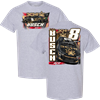 Kyle Busch 2023 3CHI 2-Spot Grey Tee Kyle Busch, apparel, Richard Childress Racing
