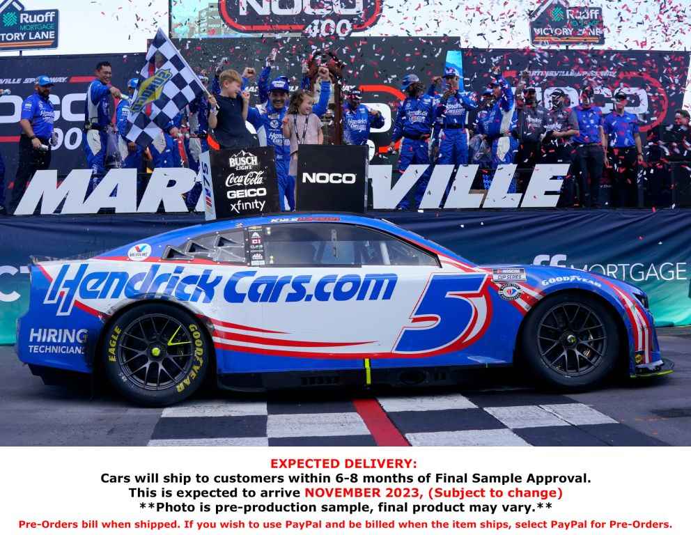 Kyle Larson 2023 HendrickCars.com Martinsville 4/16 Race Win 1:64