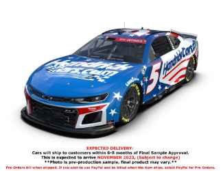 *CANCELLED* Kyle Larson 2023 HendrickCars.com Patriotic 1:24 Color Chrome Nascar Diecast Kyle Larson, Nascar Diecast, 2023 Nascar Diecast, 1:24 Scale Diecast