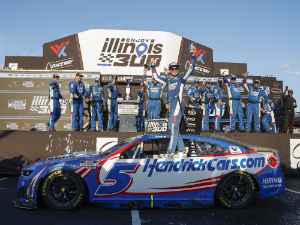 *Preorder* Kyle Larson 2026 HendrickCars Gateway 9.13.26 Race Win 1:24 Galaxy (Black) Nascar Diecast Kyle Larson, Nascar Diecast, 2026  Nascar Diecast, 1:24 Scale Diecast