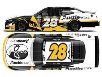 *Preorder* Kyle Sieg 2026 Austin Hose 1:24 Nascar Diecast - FOIL NUMBER CAR - OReilly Auto Parts Series Kyle Sieg, Nascar Diecast, 2026 Nascar Diecast, 1:24 Scale Diecast