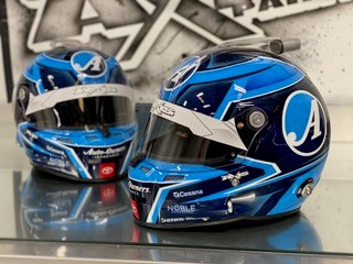 *Preorder* Martin Truex Jr 2021 Auto Owners Insurance MINI Replica Helmet Martin Truex Jr, Helmet, NASCAR, BrandArt, Mini Helmet, Replica Helmet
