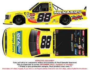 *CANCELLED* Matt Crafton 2023 Menards / Ideal Door 1:64 Nascar Diecast Matt Crafton, Nascar Diecast, 2023 Nascar Diecast, 1:64 Scale Diecast