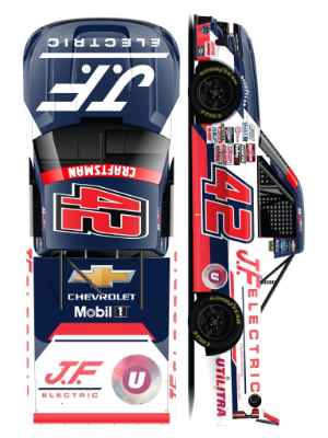 *CANCELLED* Matt Mills Autographed 2025 J.F. Electric "Day" Truck Series 1:24 Nascar Diecast - Truck Series Matt Mills, Nascar Diecast, 2025 Nascar Diecast, 1:24 Scale Diecast