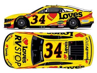 *Preorder* Michael McDowell 2024 Loves RV Stop 1:24 Color Chrome Nascar Diecast Michael McDowell, Nascar Diecast, 2024 Nascar Diecast, 1:24 Scale Diecast
