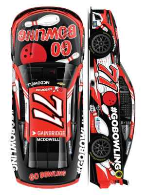*CANCELLED* Michael McDowell 2025 Go Bowling 1:64 Nascar Diecast Michael McDowell, Nascar Diecast, 2025 Nascar Diecast, 1:64 Scale Diecast,