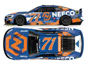 *Preorder* Michael McDowell 2026 NEFCO 1:24 Color Chrome Nascar Diecast Michael McDowell, Nascar Diecast, 2026 Nascar Diecast, 1:24 Scale Diecast