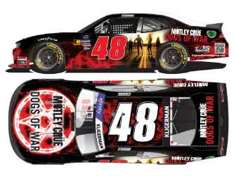 *CANCELLED* Parker Kligerman 2024 Motley Crue "Dogs of War" 1:64 Nascar Diecast - Xfinity Series Parker Kligerman, Nascar Diecast, 2024 Nascar Diecast, 1:64 Scale Diecast